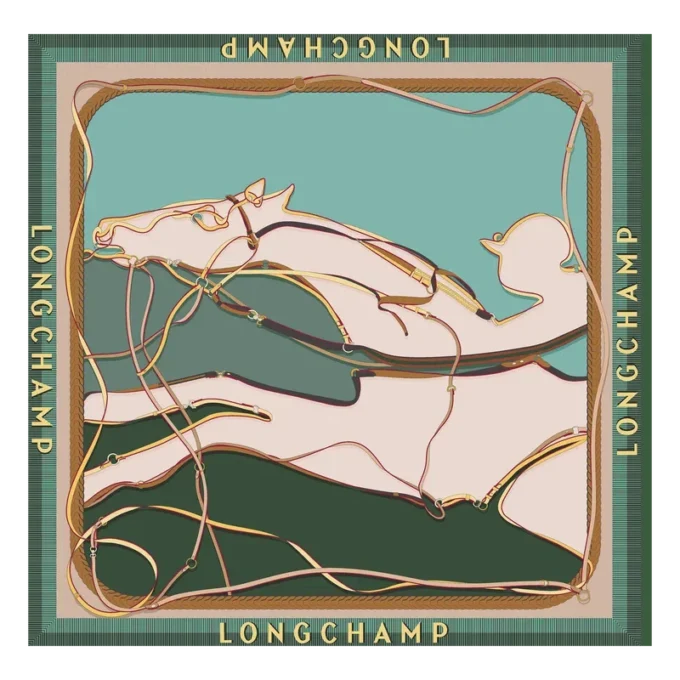 A toute Allure Seidenschal 90 A toute Allure Seidenschal 90