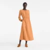 Amber – Langes Kleid aus Crêpe-Jersey Amber – Langes Kleid aus Crêpe-Jersey
