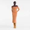Amber – Langes Kleid aus Crêpe-Jersey Amber – Langes Kleid aus Crêpe-Jersey