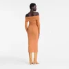 Amber – Langes Kleid aus Crêpe-Jersey Amber – Langes Kleid aus Crêpe-Jersey