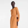Amber – Langes Kleid aus Crêpe-Jersey Amber – Langes Kleid aus Crêpe-Jersey