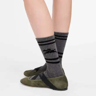 Anthrazit – Strick-Socken