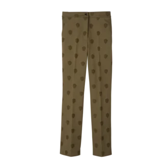 Artichoke – Bestickte Gabardine-Hose