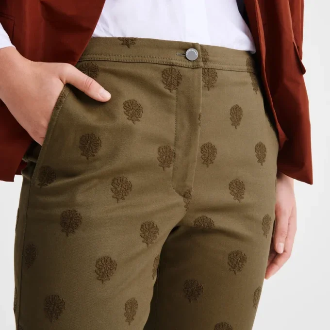 Artichoke – Bestickte Gabardine-Hose Artichoke – Bestickte Gabardine-Hose