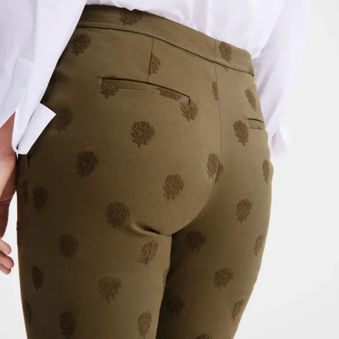 Artichoke – Bestickte Gabardine-Hose Artichoke – Bestickte Gabardine-Hose