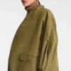 Artichoke – Kimonojacke aus technischem Taft