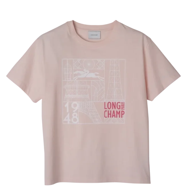 Ballerina – Bedrucktes Jersey-T-Shirt
