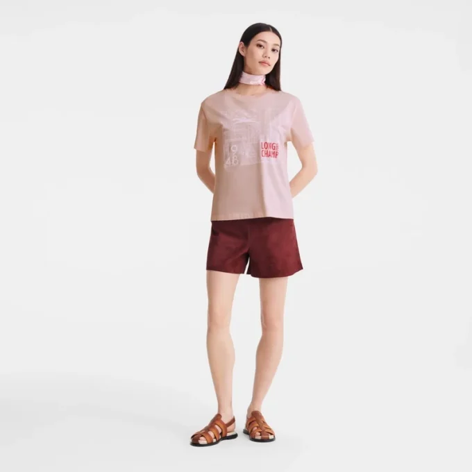 Ballerina – Bedrucktes Jersey-T-Shirt