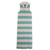 Ballerina/Mint – Gestreiftes Jersey-Polokleid Ballerina/Mint – Gestreiftes Jersey-Polokleid