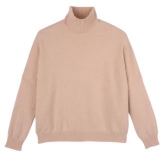 Ballerina – Strickpullover mit hohem Kragen