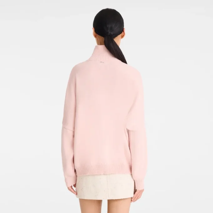 Ballerina – Strickpullover mit hohem Kragen Ballerina – Strickpullover mit hohem Kragen