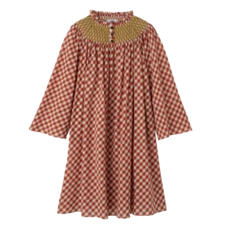 Bark – Kleid aus Vichy-Jacquard