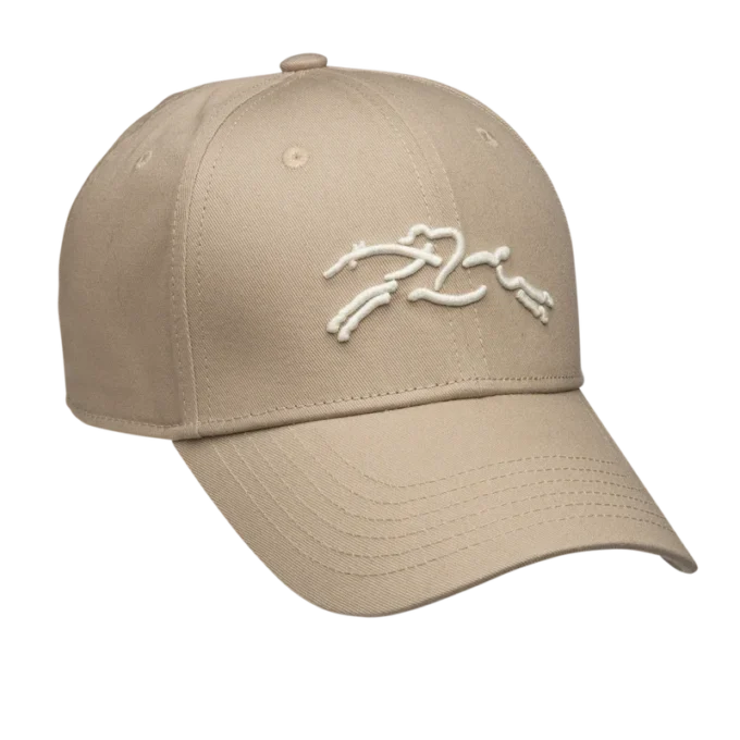 Beige – Bio-Baumwolle Einfarbige Kappe