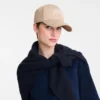 Beige – Bio-Baumwolle Einfarbige Kappe