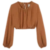 Bernstein – Top aus Crêpe-Jersey