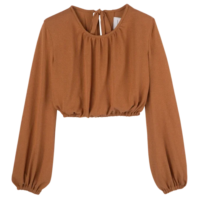 Bernstein – Top aus Crêpe-Jersey