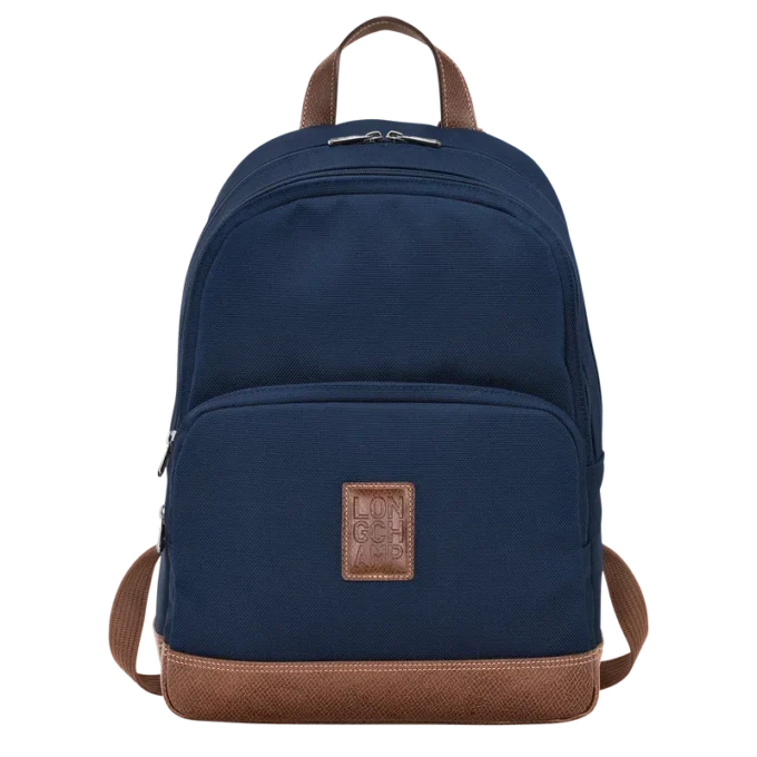 Blau – Recycelter Canvas-Rucksack Boxford Blau – Recycelter Canvas-Rucksack Boxford