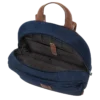 Blau – Recycelter Canvas-Rucksack Boxford Blau – Recycelter Canvas-Rucksack Boxford