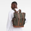 Braun – Recycelter Canvas-Rucksack Boxford Braun – Recycelter Canvas-Rucksack Boxford