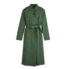 British Green – Wasserabweisender Trenchcoat aus technischem Canvas