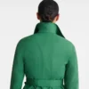 British Green – Wasserabweisender Trenchcoat aus technischem Canvas