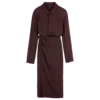 Burgunderrot – Kreppkleid