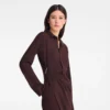 Burgunderrot – Kreppkleid