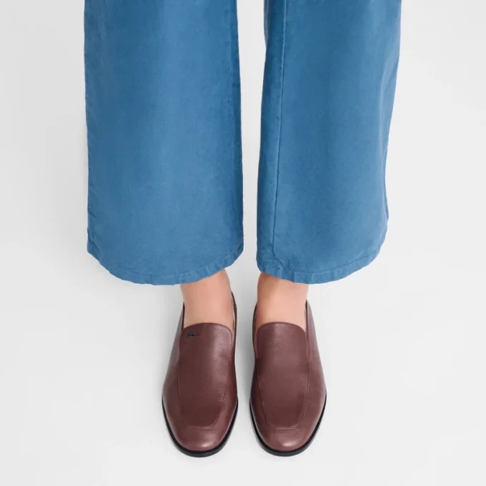 Burgunderrot – Leder Au Sultan Loafer