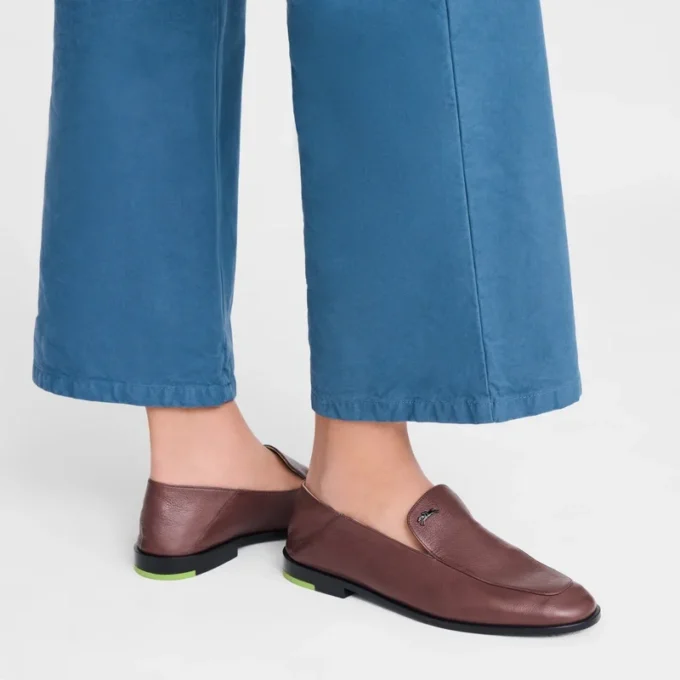 Burgunderrot – Leder Au Sultan Loafer