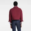 Burgunderrot – Wasserabweisende technische Canvasjacke