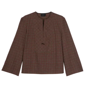 Cashew – Jacquard-Baumwollbluse