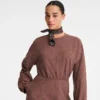 Cashew – Jacquard-Baumwollkleid Cashew – Jacquard-Baumwollkleid