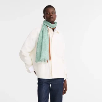 Celadon – Stola Chevaux mit Pferdemuster