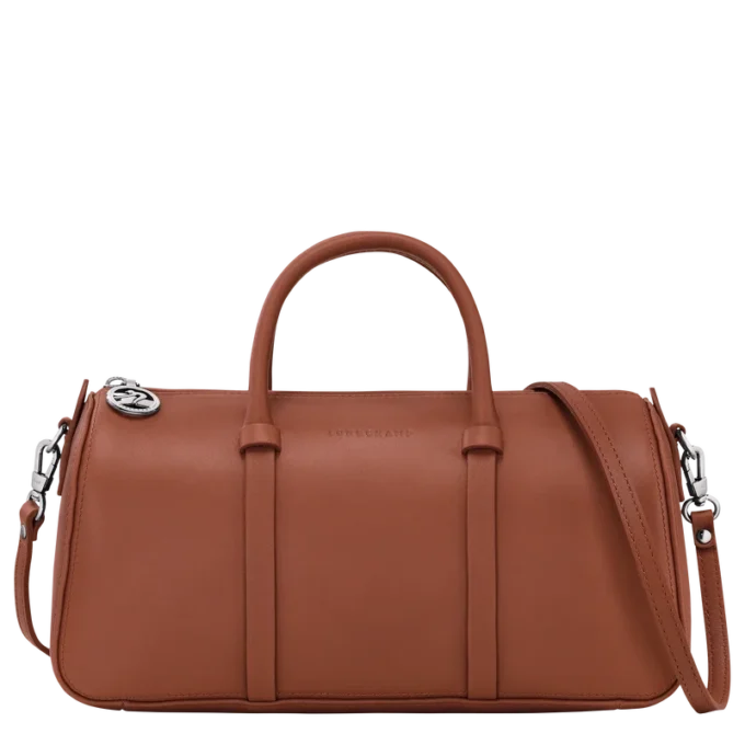 Cognac – Handtasche Daylong M aus Leder