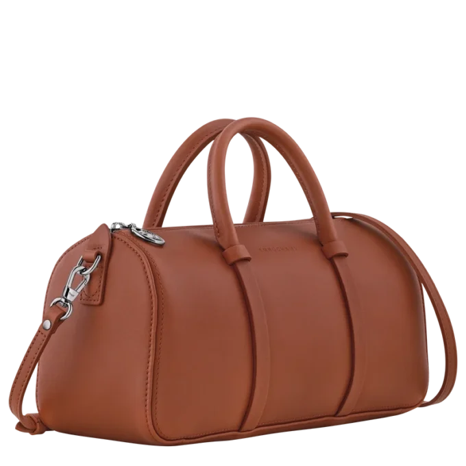Cognac – Handtasche Daylong M aus Leder