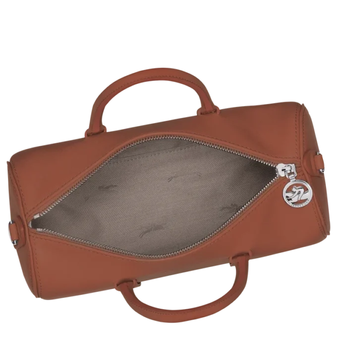 Cognac – Handtasche Daylong M aus Leder