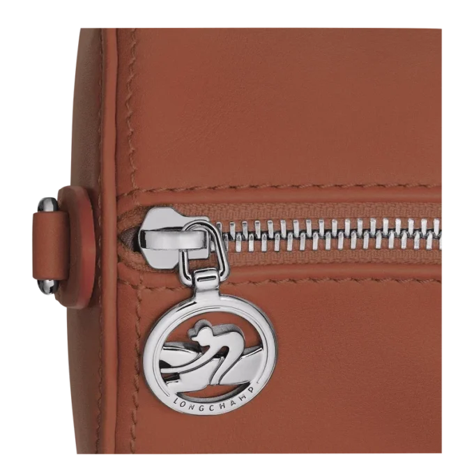 Cognac – Handtasche Daylong M aus Leder