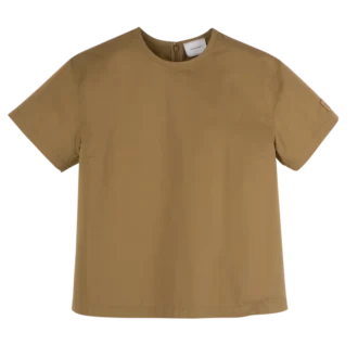 Desert – T-Shirt aus Baumwollgabardine