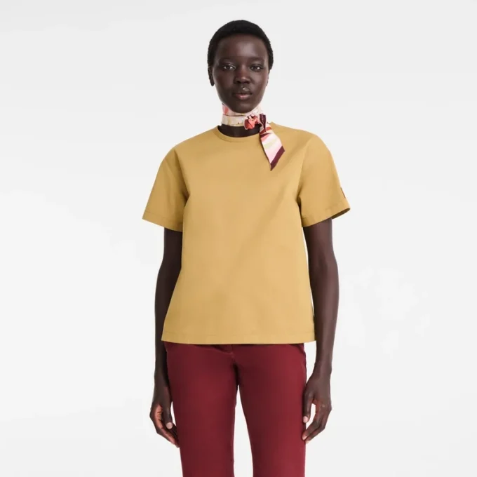 Desert – T-Shirt aus Baumwollgabardine Desert – T-Shirt aus Baumwollgabardine