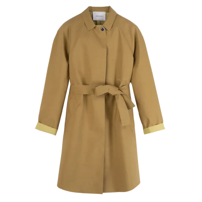 Desert – Wasserabweisender Trenchcoat aus technischem Canvas
