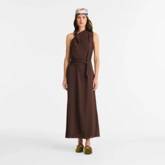 Ebony – Gabardine-Kleid