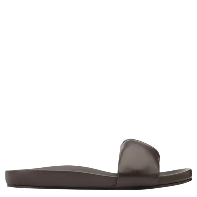 Ebony – Leder-Pantoletten Roseau