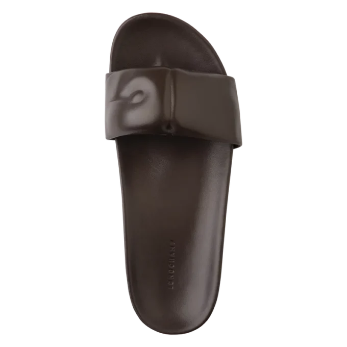 Ebony – Leder-Pantoletten Roseau