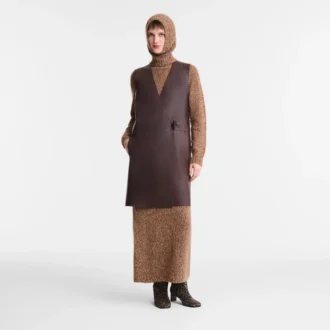 Ebony – Ärmellose Lederjacke