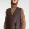 Ebony – Ärmellose Lederjacke Ebony – Ärmellose Lederjacke