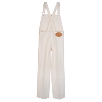 Ecru – Baumwoll-Jumpsuit