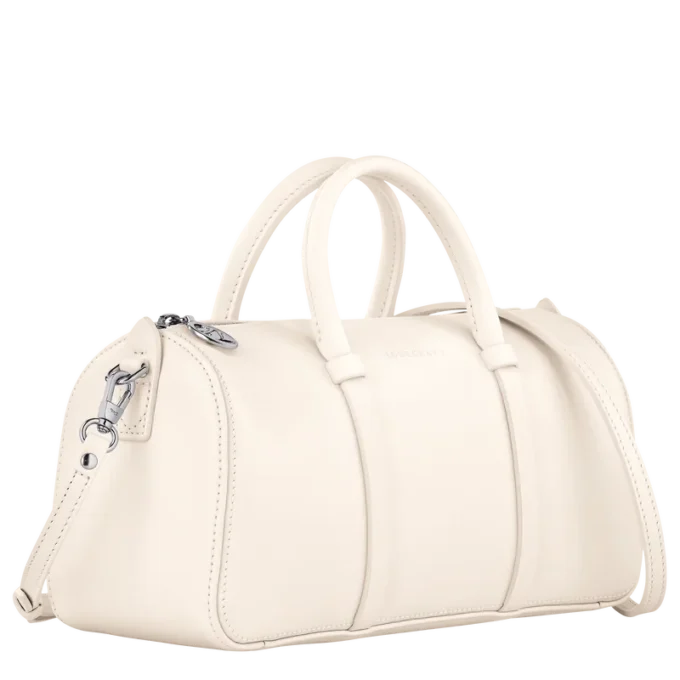 Ecru – Handtasche Daylong M aus Leder