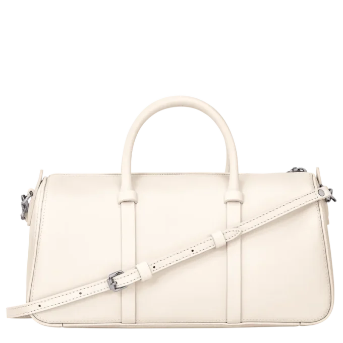 Ecru – Handtasche Daylong M aus Leder
