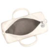 Ecru – Handtasche Daylong M aus Leder