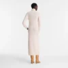 Ecru – Langes Strickkleid Ecru – Langes Strickkleid
